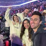 Megan Ganz Instagram - First Taylor Swift concert was a total blast. 10/10. Would recommend. Take your besties and lots of bracelets made by @mrsa_berry. 💕🐍 Levis Stadium