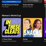 Megan Ganz Instagram - OMG! 😆 Our friends at @spotify featured @inthesecleatspod as their #1 pick for World Cup podcasts! What an honor! Subscribe now to see what all the fuss is about. 🎉⚽️🎧
