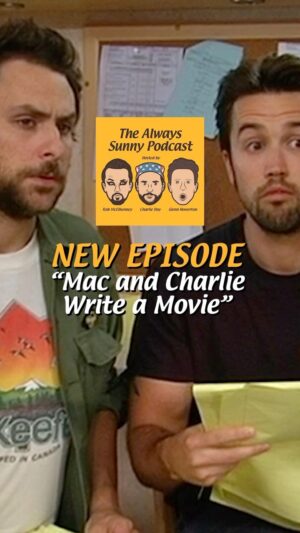 Megan Ganz Instagram - Get you a writing partner who’s on the same page about mesh tank tops and Dolph Lundgren. 

New ep, Mac and Charlie Write a Movie, out now! We’re on a roll and the ideas are flowing. ☀️🎧
#thesunnypodcast #newep #charlieday #robmcelhenney #glennhowerton #meganganz