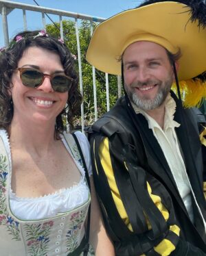 Megan Ganz Instagram - Happy Birthday to my husband who makes all my days better. I love you, @humphreyker, even more than the pig does.