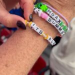Megan Ganz Instagram - First Taylor Swift concert was a total blast. 10/10. Would recommend. Take your besties and lots of bracelets made by @mrsa_berry. 💕🐍 Levis Stadium