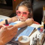 Megan Ganz Instagram - Happy happy birthday to my sweet niece Farah! She celebrated with a girls’ lunch, a new dress, and a manicure with Mama, Auntie Megan, and GiGi. Swipe to see a three year old going on thirty. 🎂😎