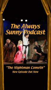 Megan Ganz Instagram - We hope they all said yes and did not bone you! New ep, The Nightman Cometh, with special guests, Lin-Manuel Miranda and Cormac Bluestone, out now! Won’t you come online and join us? ☀️🎧 #thesunnypodcast #charlieday #glennhowerton #robmcelhenney #meganganz #linmanuelmiranda