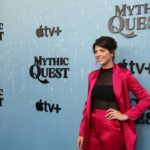 Megan Ganz Instagram - We premiered! Mythic Quest season 3 is out right now on @appletvplus. 🎮⚔️ Hair by @chrisohny_mgmt Face by @jessica.ahn