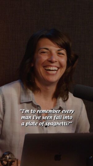 Megan Ganz Instagram - We’re to remember every character whose life we’ve ruined? 

New episode, “The Waiter” with special guest, Michael Naughton, out now! So many great memories we couldn’t remember. Tune in! Link in bio.☀️🎧
#thesunnypodcast #newep #specialguest #michaelnaughton #robmcelhenney #glennhowerton #charlieday