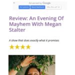 Megan Stalter Instagram - Thought I would post some of the other reviews ⭐️⭐️⭐️⭐️⭐️ (swipe to the end to see a picture of me and some incredible critics who invited me out to lunch after the show )
