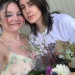 Megan Stalter Instagram - Todays my favorite holiday 💐 it's my perfect beautiful funny brilliant Scorpio girlfriends birthday 💐 on top of being the hottest she's the most gentle and kind (I watched her save a bee this morning)💐happy birthday love of my life 🌸🌺🌷💐🌻🌼🌸