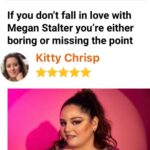 Megan Stalter Instagram – Thought I would post some of the other reviews ⭐️⭐️⭐️⭐️⭐️ (swipe to the end to see a picture of me and some incredible critics who invited me out to lunch after the show )
