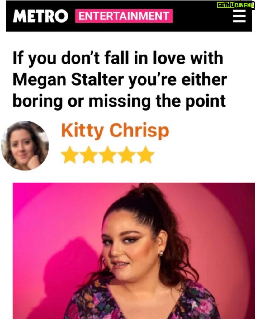 Megan Stalter Instagram - Thought I would post some of the other reviews ⭐️⭐️⭐️⭐️⭐️ (swipe to the end to see a picture of me and some incredible critics who invited me out to lunch after the show )