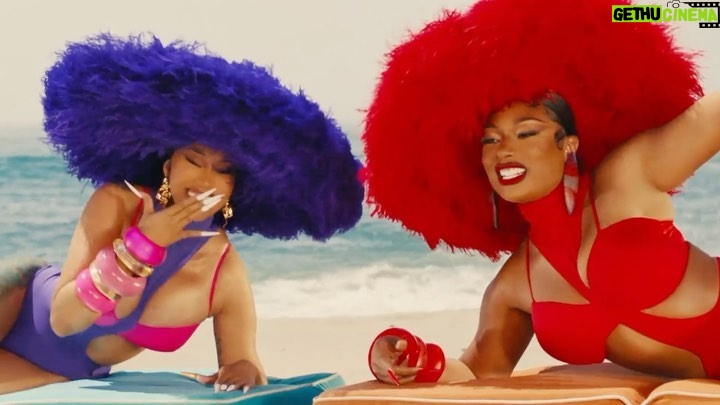 Megan Thee Stallion Instagram - BONGOS AT MIDNIGHT 🔥 make sure yall meet us on YouTube live tonight @iamcardib