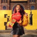 Megan Thee Stallion Instagram - Hotties RISE 🗣️🗣️🗣️The doors to #FlaminHotUniversity (or FU for short) are officially open & we’re staying snacked UPPP ❤️‍🔥🎓👅First assignment? Get your hands on THIS limited edition @FlaminHot packaging BEFORE THE BELL RINGS 🔔🔔🔔Visit FlaminHotUniversity.com NOW to get this Flamin’ Hot U packaging, while supplies last. #AD #FlaminHotPartner