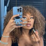 Megan Thee Stallion Instagram - Found my light 🎬💡@revlon