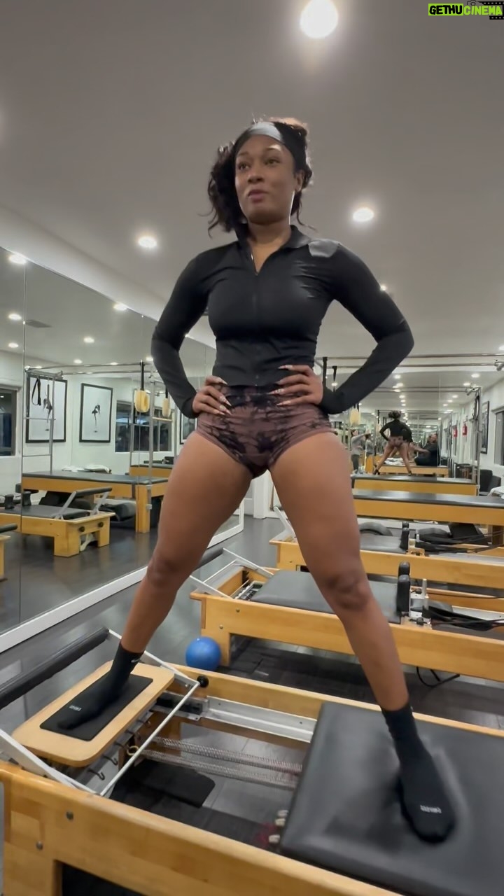 Megan Thee Stallion Instagram - The Pilates trainer looked so concerned 😂 lets see if I decide to try that again 😭