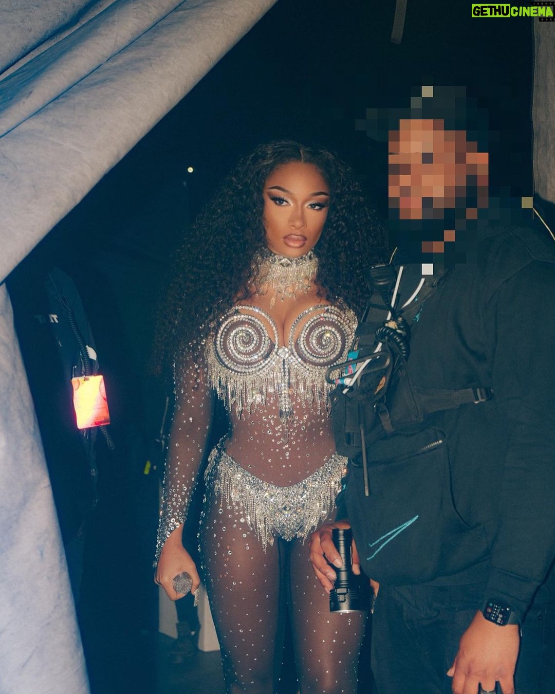 Megan Thee Stallion Instagram - Thee Hotties really showed out last night🔥🔥🔥 !!! So much love at LA PRIDE 🌈😍 @revlon