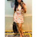 Megha Thomas Instagram - When you forget to take a picture but hooray to mirror selfie. 💃🏻 #bharathacircus #promotions #dubai #mirrorselfie