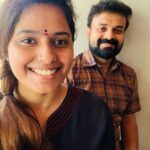 Megha Thomas Instagram - A Fan Girl to Co Actor 🥂 Bheeman Kinnari 🌸 ♾️ Thank you @kunchacks Always great full ❤️