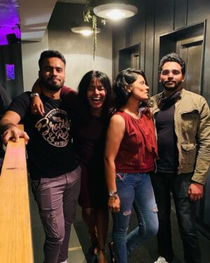 Megha Thomas Instagram - ♾♥️

#family #constant #january #birthdaybash #bro #sista #jiju #banglore #nighttoremember #megstapose #meghakehadhein