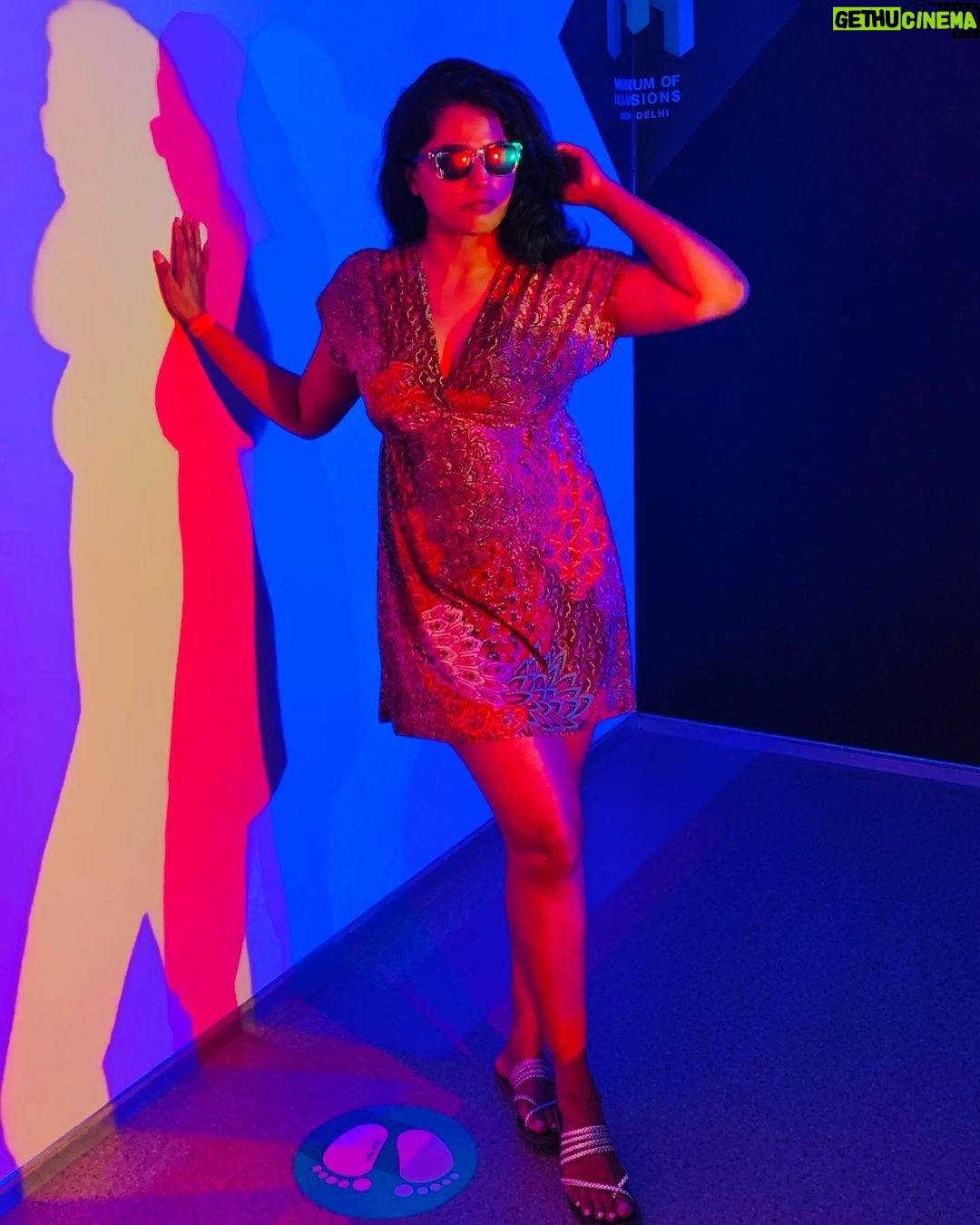 Megha Thomas Instagram - ✨ Museum of Illusions New Delhi
