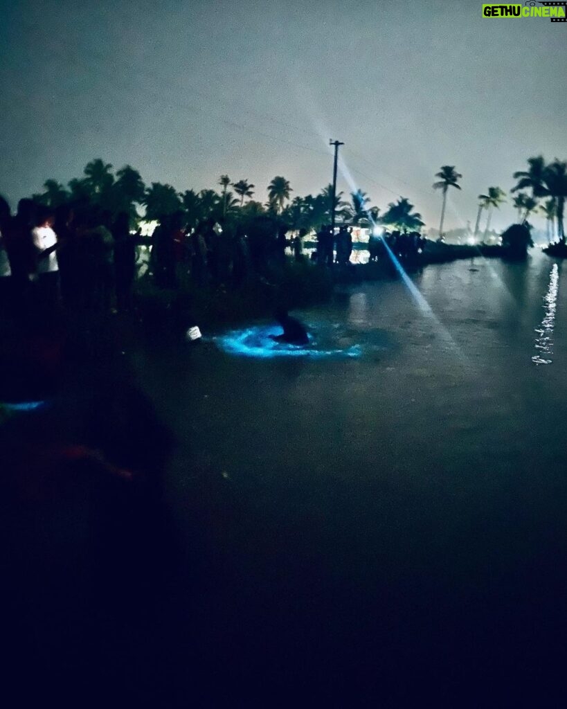 Megha Thomas Instagram - A Kumbalangi Night ✨🪄 #bioluminescence #kochi #kochidiaries #kumbalanginights #kumbalangi #nighttoremember #latenight #longdrive #happy