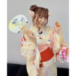 Megu Sakuragawa Instagram - 配信イベント 『中島由貴の #よにんげーむ 浴衣祭‘23』 昼の部は、元気！夏らしく！をイメージした黄色の浴衣を選びました👘 子供の頃から浴衣を選ぶ時は、ピンクとか黄色とか赤とか紫とか、可愛らしい色味が好きなんですよね☺️