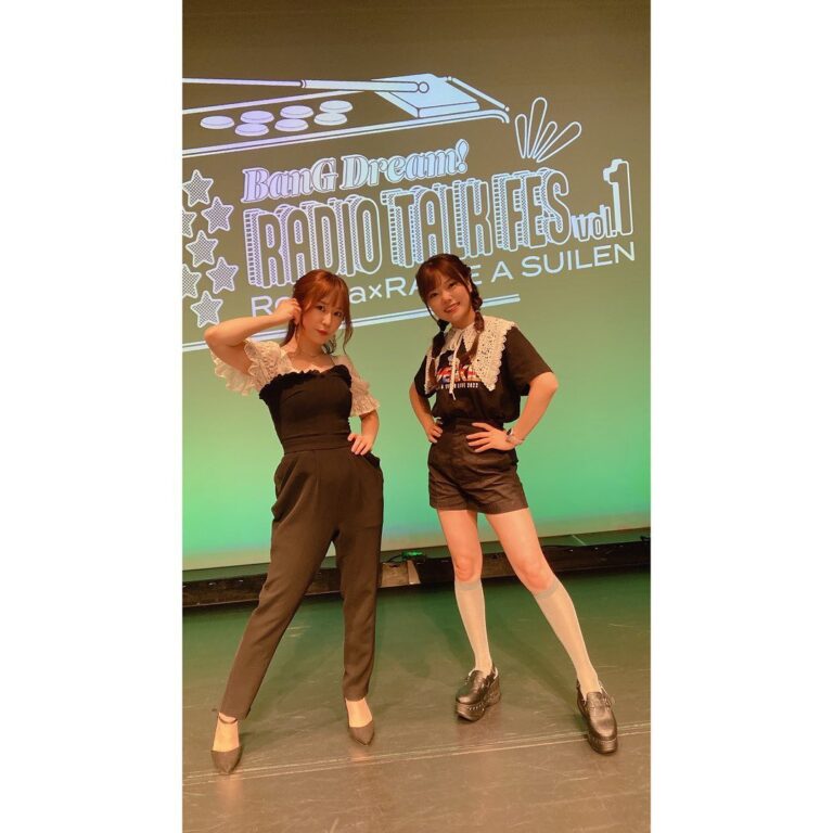 Megu Sakuragawa Instagram - 「BanG Dream! RADIO TALK FES vol.1」 ありがとうございました！ Roseliaとしてのイベントは特に黒いお洋服を選びたくなります🌹 #バンドリRTF