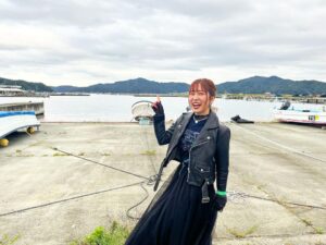 Megu Sakuragawa Instagram - 昨日は#三陸コネクトフェスティバル ありがとうございました 🌟
綺麗な海と美味しい三陸の食べ物をたくさん頂いて、来て頂いた皆さんからもたくさんの元気をもらって最高の1日になりました！！
また行きたいなぁ〜☺️☺️

と、めぐちは帰りずっと話していました！
そんなめぐちの最高の笑顔です！💞
(スタッフ)