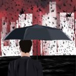Mehmet Yılmaz Ak Instagram - Quarantine illustrations vol.2 #umbrella by @mehmetyilmazak