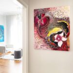 Melis Babadağ Instagram - 🌺 120x110 Akrilik Detaylar ➡️ @melisbabadag.painted