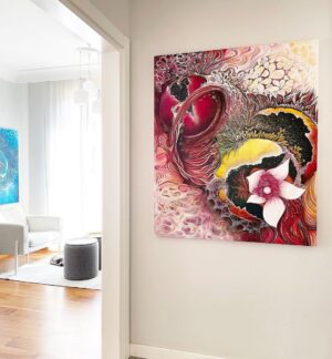 Melis Babadağ Instagram - 🌺 120x110 Akrilik
Detaylar ➡️ @melisbabadag.painted