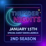 Melissa Cervantes Instagram - #ThunderNights Season 2 @youtube Premieres Jan 15th 2024 #ThunderArmy We are back #LaMeraMera #ThunderRosa and @TonyStAllen Special Guest: @davidlagreca1 🔗 Link in bio