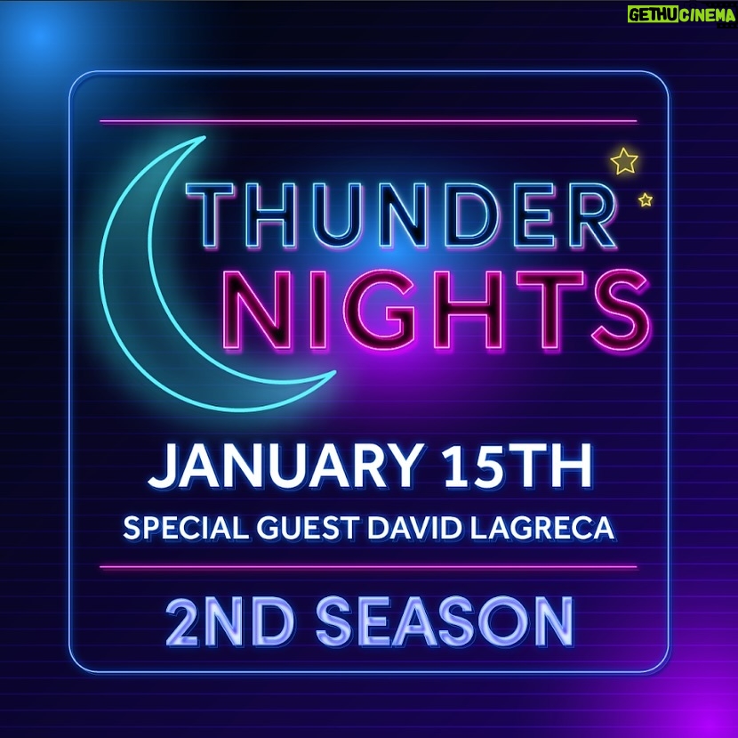 Melissa Cervantes Instagram - #ThunderNights Season 2 @youtube Premieres Jan 15th 2024 #ThunderArmy We are back #LaMeraMera #ThunderRosa and @TonyStAllen Special Guest: @davidlagreca1 🔗 Link in bio