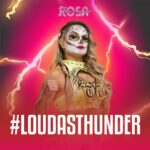 Melissa Cervantes Instagram - 🌩️ THUNDER ROARS 🌩️ ARE YOU READY THUNDER ARMY? My fight is about to start @aew! Brace for a battle as LOUD AS THUNDER. Ready to electrify the ring and make every moment unforgettable. Don't miss it – LA MERA MERA IS HERE! ⚡🥊 #ThunderRosa #loudasthunder #ThunderArmy