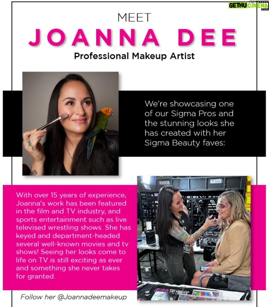 Melissa Cervantes Instagram - Thank you @sigmabeauty for featuring me and my work in your October news letter❣️🖤 The products listed are my Sigma faves, whether I’m on a major motion film or backstage at #AEW slinging glam on @thunderrosa22 - they’re a staple in my kit 👩🏻🎨 💫 #joannadeemakeup #sigma #sigmabeauty #thunderrosa22 #thunderrosa #newsletter #makeupartist #celebritymakeupartist #mua #wrestling #bts New York, New York