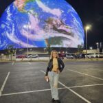 Melissa Cervantes Instagram - When the world is yours @spherevegas #traveling #thicc #thunderrosa #lameramera #happy #pompis