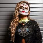 Melissa Cervantes Instagram - THUNDERROSA!! Thunder is rocking this look. Hair by me. Makeup done by @dolledupbydani . Hair was achieved by alternating hot tools and using decor for the craft/art store. Such a creative result.