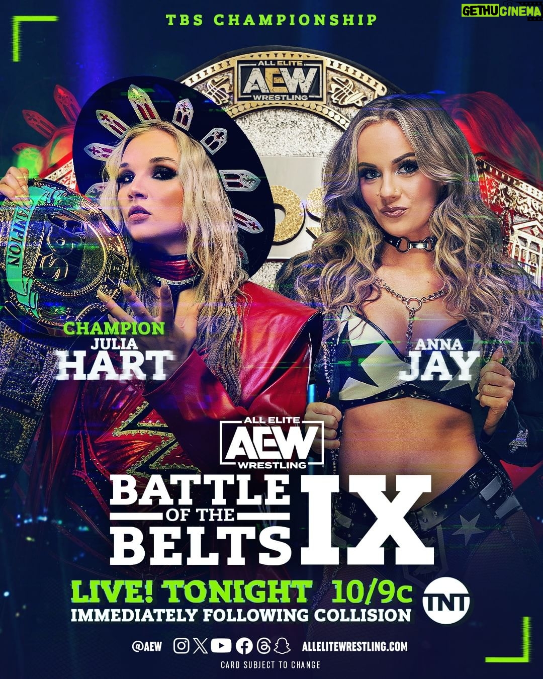 Melissa Cervantes Instagram - π₯ Get ready for an electrifying night with @aew ! π₯ Join us at #AEWCollision in Norfolk for an unforgettable experience filled with high-flying action and non-stop entertainment. Don't miss out on this spectacular event! π
Mark your calendars: TONIGHT JANUARY 13, 2024 π Location: Chartway Arena, Norfolk, VA β° Time: 7:00 PM ET #AEWCollision #Wrestling #NorfolkEvents #AEWNorfolk