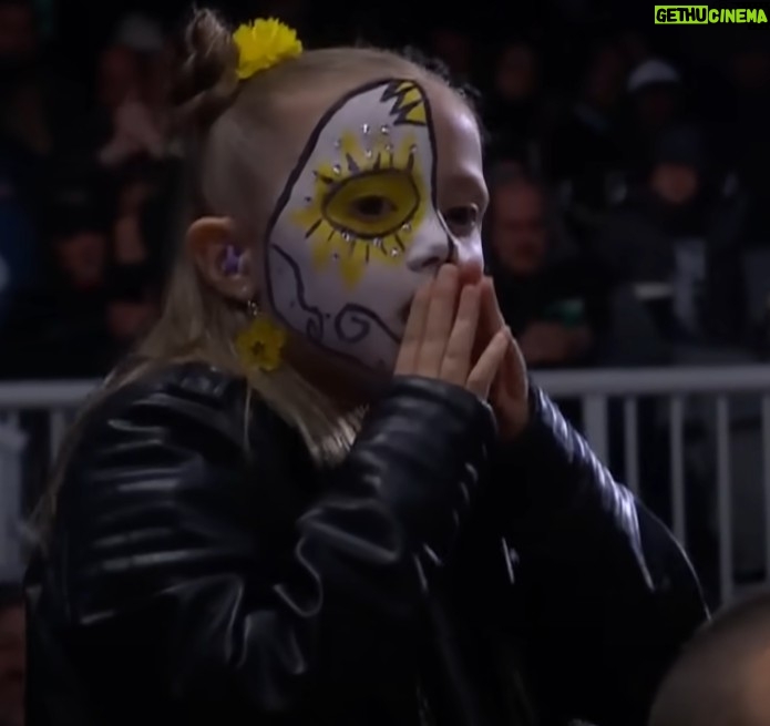 Melissa Cervantes Instagram - I'll tell you what, we were #loudasthunder last night with this war paint at #Homecoming #AEWDynamite @aew Which picture do you like the best? Drop it in the comments #thunderarmy