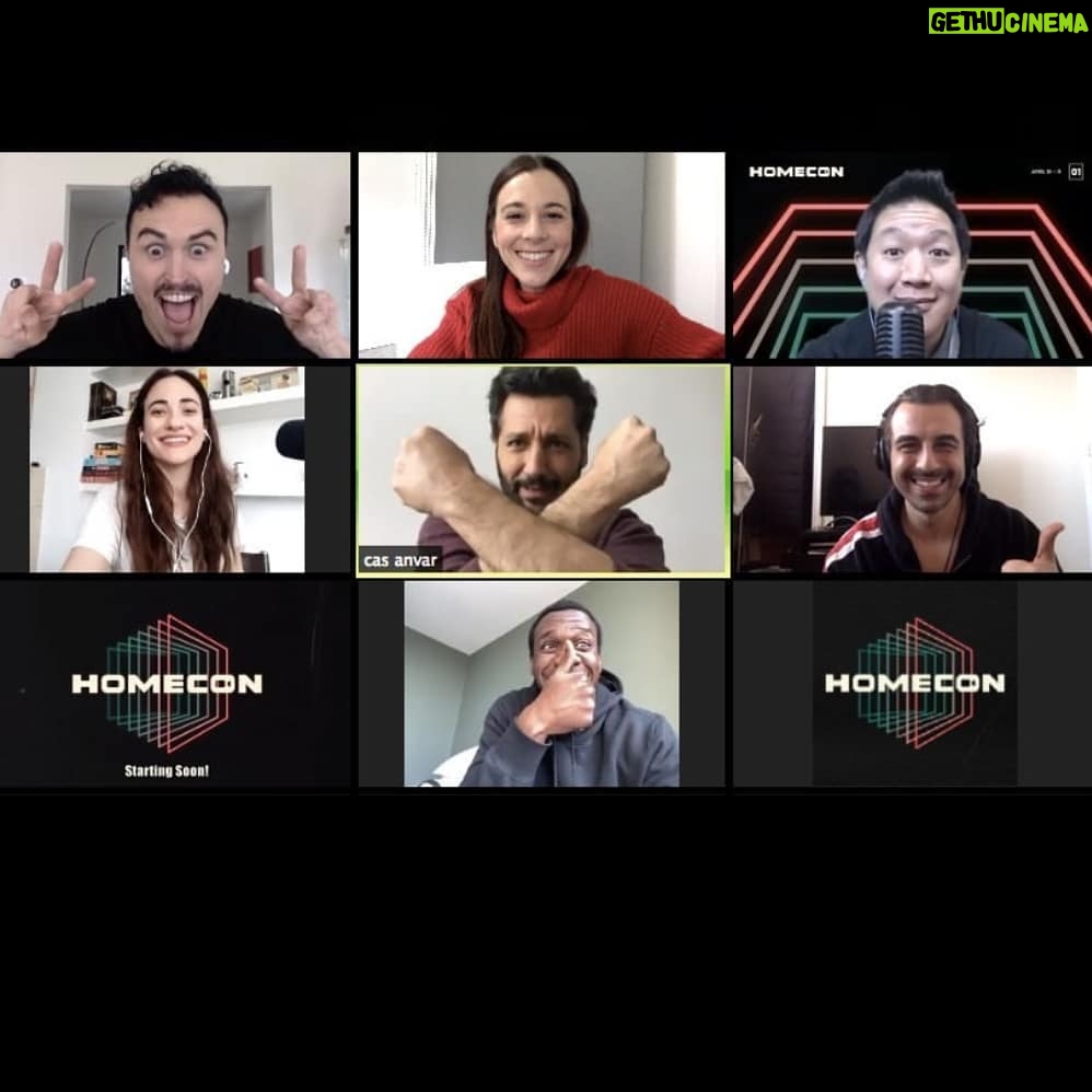 Melissanthi Mahut Instagram - That's our first tech rehearsal for the Assassins panel for @homeconofficial done! Just look at THESE FACEEES. Looking forward to seeing you all tomorrow. Come ask us things and lets hang out. #homeconofficial #stayhomestaysafe #assassinscreed #acpanel