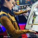 Melissanthi Mahut Instagram - Thank you @design.jm for the gift!! Having an amazing time at @econkuwait. One of the most beautiful experiences in my life thank you guys.. seriously #assassinscreedodyssey #assassinscreed #econkuwait #benheart #convention #kassandra #ubisoft Kuwait City