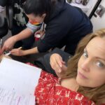 Mena Suvari Instagram - Here we go again y’all! Day One into #Kalahari already got me in effects 😵✨ Big thanx to this epic crew for every bit of love and laughs along the way❣️ We’re nothing without you all❣️💪🏼✨#SetLife #WorkingMomLife #LivingInTheGratitude ✨