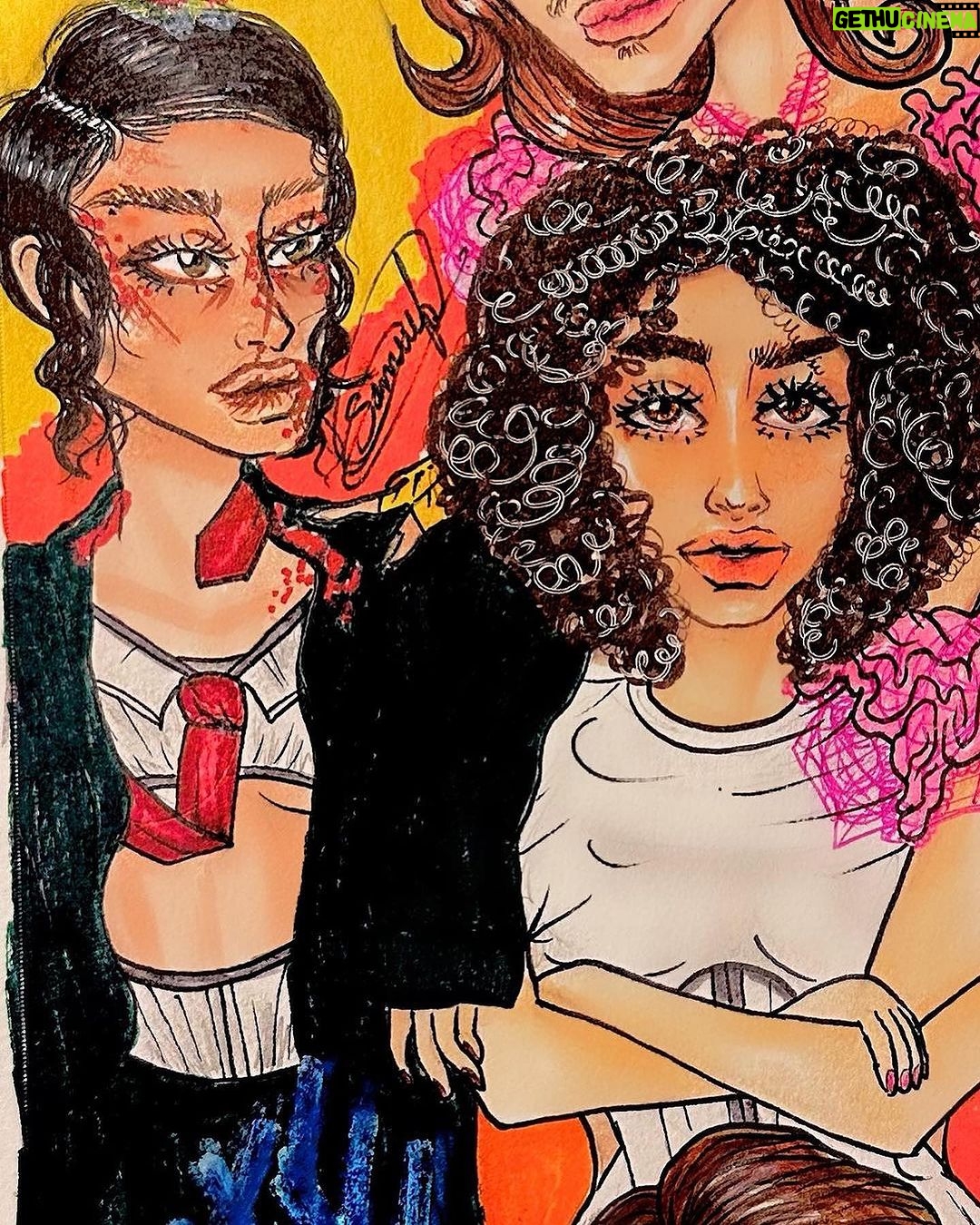 Mette Towley Instagram - Go on, cast spells like a mystic! β¦@samperdomos made some chic art inspired by the VAN GOGH video. ππΊπΎπ¦π€ I LIVEEEE! x