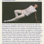 Mette Towley Instagram - Spilt the TEA! @hursofficial !!! Read the article, out now… 🫖 🖤