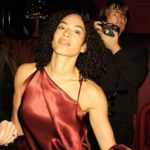Mette Towley Instagram - don’t go dressing up for anyone but me x my performance of VAN GOGH is now on my @youtube channel (@mettenarrative) i opened the @britishfashioncouncil FASHION AWARDS! my #fashionawards after party styled by @sandrarayso in @theofficialpandora lab grown diamonds @anndemeulemeester_official dress and boots by @davidkomalondon hair @laurainebailey makeup @aimeetwistartistry