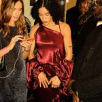 Mette Towley Instagram - don’t go dressing up for anyone but me x my performance of VAN GOGH is now on my @youtube channel (@mettenarrative) i opened the @britishfashioncouncil FASHION AWARDS! my #fashionawards after party styled by @sandrarayso in @theofficialpandora lab grown diamonds @anndemeulemeester_official dress and boots by @davidkomalondon hair @laurainebailey makeup @aimeetwistartistry