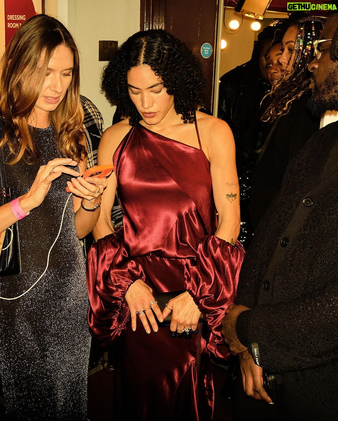 Mette Towley Instagram - don’t go dressing up for anyone but me x my performance of VAN GOGH is now on my @youtube channel (@mettenarrative) i opened the @britishfashioncouncil FASHION AWARDS! my #fashionawards after party styled by @sandrarayso in @theofficialpandora lab grown diamonds @anndemeulemeester_official dress and boots by @davidkomalondon hair @laurainebailey makeup @aimeetwistartistry