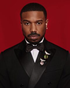 Michael B. Jordan Instagram - #Oscars Excited to be presenting the award for best cinematography with my co-star Jonathan Majors Photo: @tayojr Style: @jasonbolden Hair: @jove14 MU: @tashareikobrown Suit: @louisvuitton Jewelry: @tiffanyandco