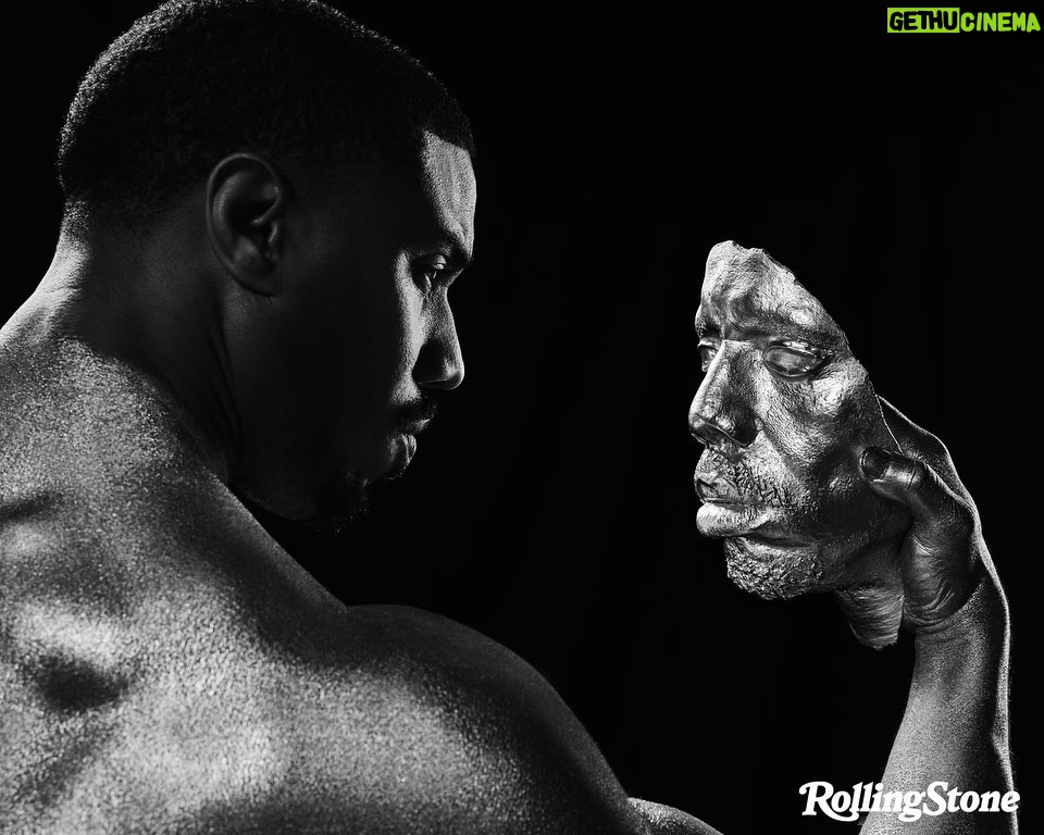 Michael B. Jordan Instagram - Creating a chapter in Adonis’ journey has helped me realize the strength in myself and being a master of my own universe. Exploring all the characters narratives and how they navigate the different parts of themselves made me more aware of the different personalities that live inside my soul. Thank you to Adrienne for capturing these dimensions and thank you to Rolling Stones for allowing me to share my story. @Rollingstone Photographer @adrienneraquel x @sn37agency Writer @carvell_wallace Creative Director @Joe_Hutchinson Director of Photography & Deputy Creative Director @Emma.V.Reeves Fashion Direction @Thealexbadia Deputy Photo Director @slecca Senior Visuals Editor @photoeditorjoe Head of Video @kimberlyaleah Video Producer @ilanawoldenberg Video DP @helkifrantzen Director of Social Media @waiss_aramesh Market Editor @luiscampuzano Producer@petty_cash_production ProductionDesigner @paidfollower001 Face & Chest Sculpture and Body paint by @hollysilius for @studio.silius MBJ Creative Director @leovolcy Styling @jasonbolden Tailor @erinleighcastle Barber @jove14 Grooming @tashareikobrown at @thewallgroup Lighting Director @lens_face Photography Assistance @lance.i Digital Technician @stowe_richards Set Dresser @_nicogeyer Hair Assistant @alexhenrichs Stylist Assistance @johnmumblo