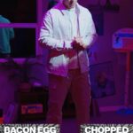 Michael Jordan Instagram - Team Bacon, Egg, and Cheese or Team Chopped Cheese? Judge made his decision, comment your pick below 👇