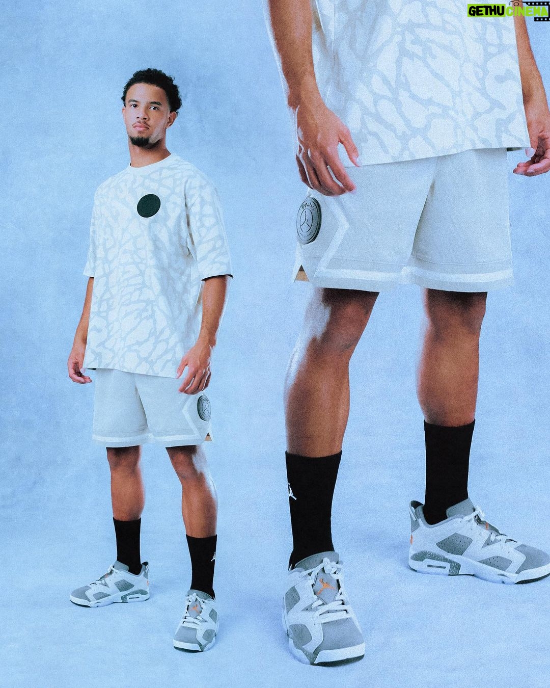 Michael Jordan Instagram - Celebrating the bold style and the flare of the Parisian game with the iconic elephant print. Introducing the Third Kit and the apparel collection as a team, each piece is representing the boldness of Paris-Saint Germain athletes. Collection launching globally and in select retailers soon. #nikefootball