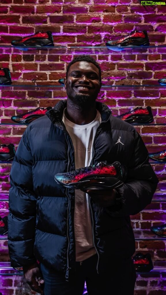 Michael Jordan Instagram - Fly like Zion 🔥 We took it right to Nola with @sneakerpolitics to celebrate the shoe that represents Zion's safe haven.